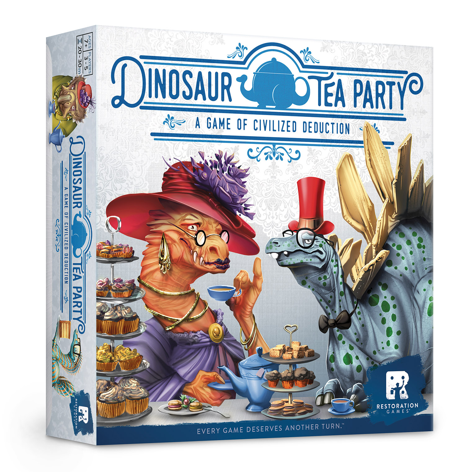 REO9005 Restoration Games Dinosaur Tea Party 