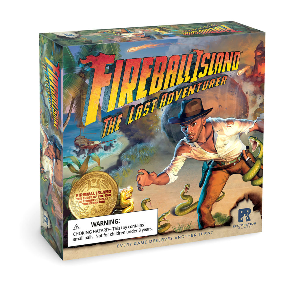Goliath Games Fireball Island Gioco Da Tavolo Famiglia - 2-4 Giocatori, 7+ Anni