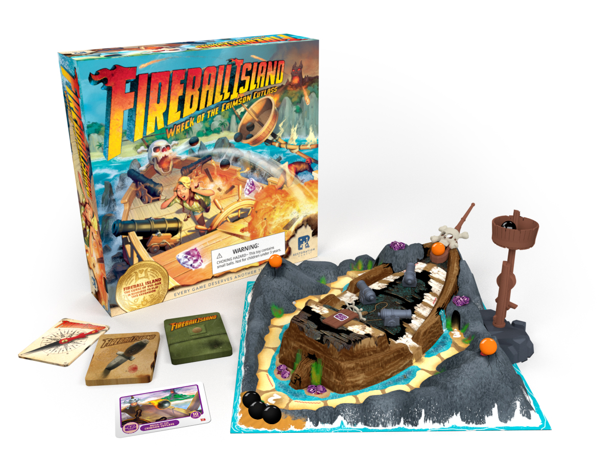 Fireball игра. Fireball Island: проклятие острова вул-кар. Сундук сокровищ. Fireball Expansion Pack.