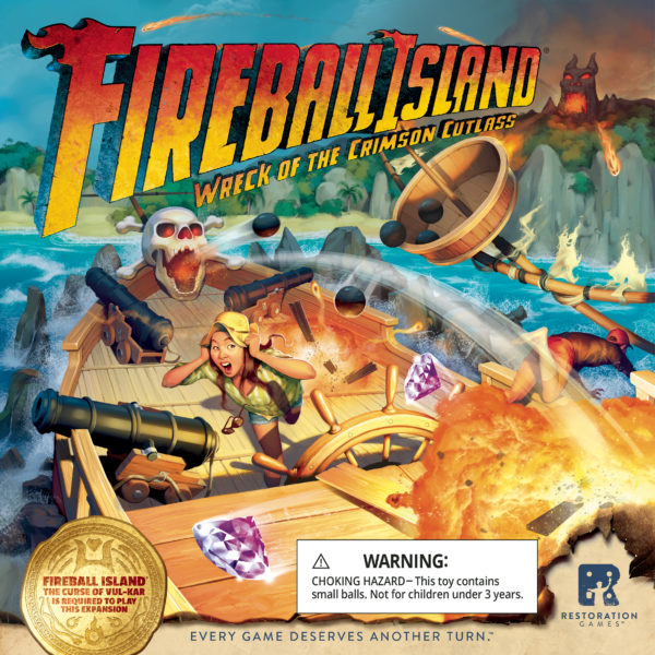 Fireball Island - Wreck of the Crimson Cutlass Box Top