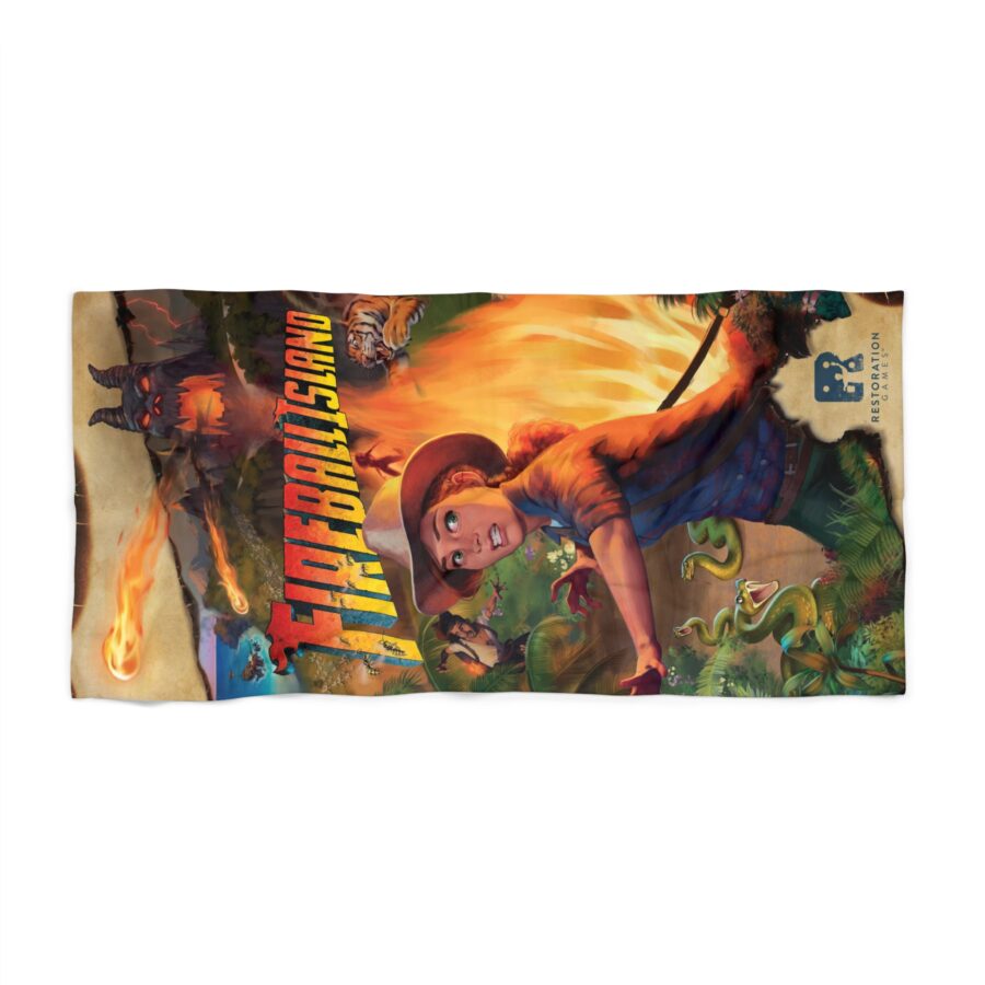 Fireball Island Beach Towel