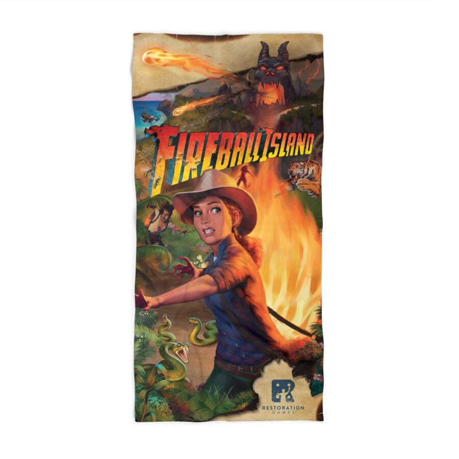 Fireball Island Beach Towel